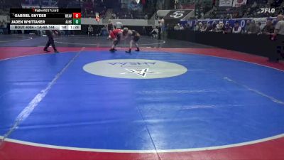 1A-4A 144 Quarterfinal - Gabriel Snyder, Weaver vs Jaden Whittaker, Alexandria HS