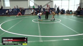 60 lbs Round 3 (16 Team) - Roman Howe, Contenders Wrestling Academy vs Brock Taylor, Quest