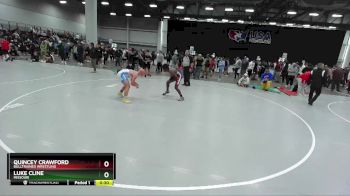 126 lbs Cons. Round 8 - Luke Cline, Missouri vs Quincey Crawford, BullTrained Wrestling