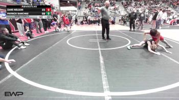70 lbs Semifinal - Zane Nelson, Owasso Takedown Club vs Patrick Sanchez, Raw Wrestling Club