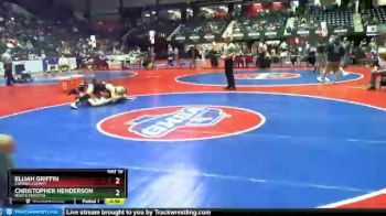 7 lbs Semifinal - Elijah Griffin, Camden County vs Christopher Henderson, North Forsyth