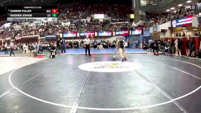 AA - 138 lbs 5th Place Match - Darren Fuller, Missoula Sentinel vs Madden Jensen, Great Falls CMR