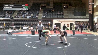 141 lbs Quarterfinal - Conor Collins, Army vs Max Griffin, Binghamton