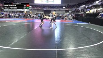 5A 138 lbs Quarterfinal - Isaac Ferguson, Scottsboro vs Gavin Crumpton, Elberta HS