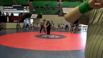 167 lbs Semifinals (8 Team) - Aaron Hollinger, Beauregard HS vs Cam Spence, Springville