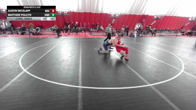 16U Boys - 215 lbs Cons. Semis - Austin Retzlaff, Wisconsin vs Matthew Polcyn, Compound Wrestling