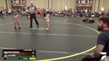 44 lbs Quarterfinal - Leo Alojado, RNWS vs Brayden Skroski, Spazz