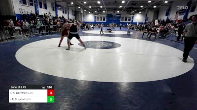 285 lbs Consi Of 8 #2 - Kazunari Conway, Algonquin vs Theodor Bucatel, Needham