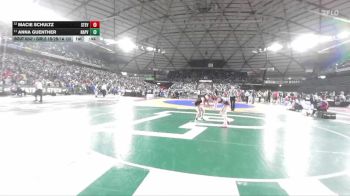 Girls 1B/2B/1A 120 Cons. Round 2 - Anna Guenther, Napavine (Girls) vs Macie Schultz, Stevenson (Girls)