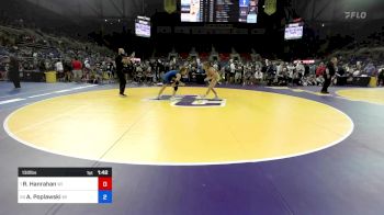130 lbs Quarters - Riley Hanrahan, WI vs Amelia Poplawski, WI
