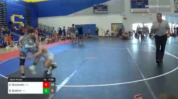 162 lbs Semifinal - Aiden Brosinski, Law (WI) vs Bobby Buehre, Thoroughbred Wrestling Academy