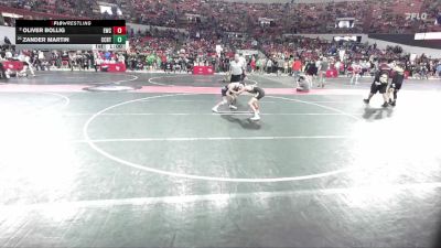 91 lbs Cons. Round 3 - Zander Martin, Kettle Moraine Wrestling Club vs Oliver Bollig, Evansville Wrestling Club