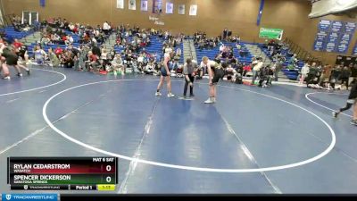 135 lbs Cons. Semi - Spencer Dickerson, Saratoga Springs vs Rylan Cedarstrom, Wasatch