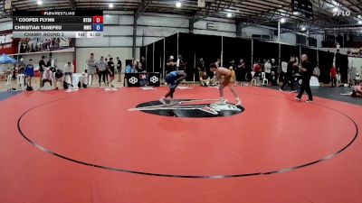 57 kg Champ. Round 2 - Cooper Flynn, RTC South vs Christian Tanefeu, Matpac Wrestling Club
