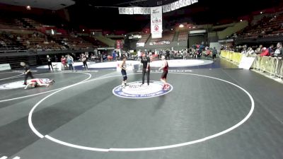 126 lbs Cons. Quarters - Levi Strosnider vs Josiah Thompson, Central Coast Most Wanted Wrestling Club