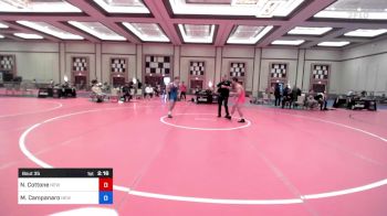65 kg Consolation - Nicholas Cottone, New Jersey vs Michael Campanaro, New Jersey