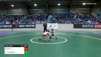 67 lbs Semifinal - Brooks Pratt, Second To None vs Kolten Terwilliger, Vinita Kids Wrestling