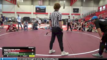 8U - 63 lbs Round 2 (6 Team) - Bolton Finlayson, Stronghold - 8U vs Ezra Standridge, Lionheart Youth Wrestling Club - 8U