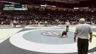 126 lbs Quarters - Jeremy Sibrel, Beavercreek vs Grey Burnett, Perrysburg