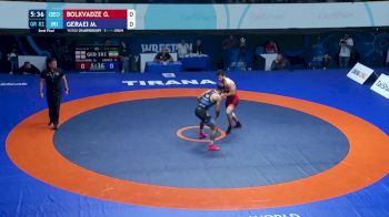 82 kg 1/2 Final - Gela Bolkvadze, Georgia vs Mohammadali Abdolhamid Geraei, Iran