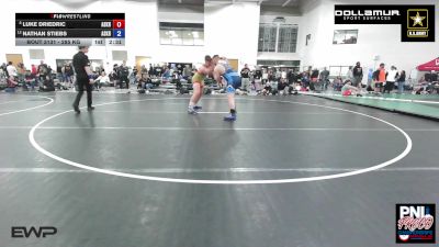 285 kg Semifinal - Luke Driedric, Askren Wrestling Academy vs Nathan Stiebs, Askren Wrestling Academy