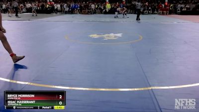 D2-132 lbs Champ. Round 1 - Issac Masserant, Jefferson HS vs Bryce Morrison, Hamilton HS