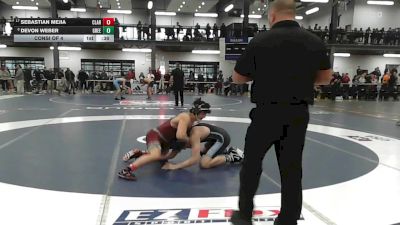 157 lbs Consi Of 4 - Sebastian Mejia, Clarke vs Devon Weber, Greece Schools