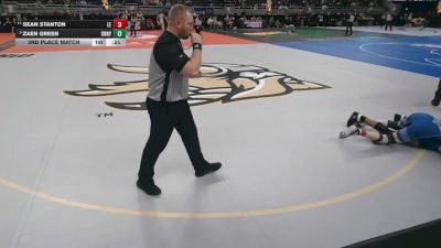 3rd Place Match - Zaen Green, Kearney vs Sean Stanton, Lincoln East