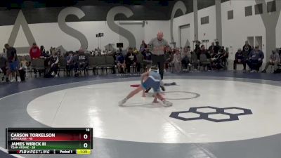 75 lbs Round 3 - Carson Torkelson, LAW/Crass vs James Wirick III, Team Atomic