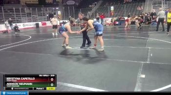 200 lbs Semifinal - Krystyna Capetillo, Team Texas vs Addison Neumann, Team Missouri