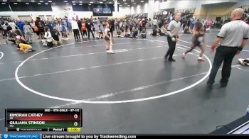 97-111 lbs Round 1 - KiMorah Cathey, OK vs Giuliana Stinson, MO