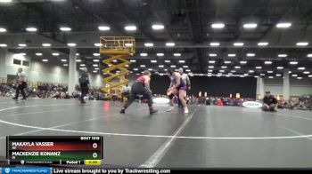 180 lbs Cons. Round 3 - Makayla Vasser, NE vs Mackenzie Konanz, IN