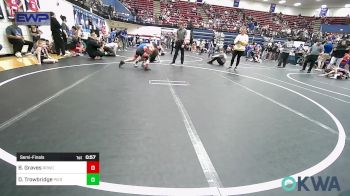 70 lbs Semifinal - Blaze Graves, Red Ryder Wrestling Club vs Daxton Trowbridge, Piedmont