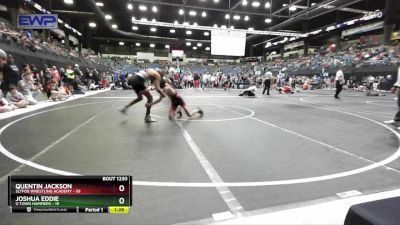 110 lbs Quarterfinal - Quentin Jackson, SlyFox Wrestling Academy vs Joshua Eddie, U Town Hammers