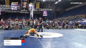 160 lbs Cons 32 #1 - Vincent Galang, Virginia vs Christian Dittlau, Georgia