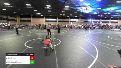 72 lbs Quarterfinal - Jessie Kelly, Savage House WC vs Aubrey McLaughlin, Havre WC