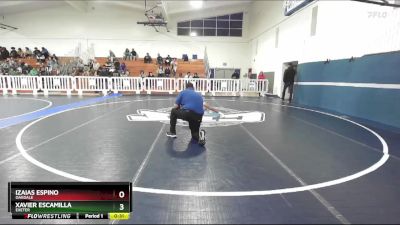 106 lbs Cons. Round 6 - Izaias Espino, Oakdale vs Xavier Escamilla, Exeter