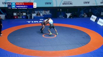 97 kg Final 3-5 - Uladzislau Kazlou, Individual Neutral Athletes vs Shamil Gadzhialiev, Individual Neutral Athletes