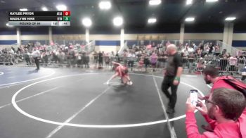 116 lbs Round Of 64 - Kaylee Pryor, Atascadero Wrestling vs Madilynn Hine, Fitness Fight Factory WC