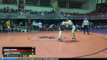 170 lbs Round 3 (3 Team) - Jaeden Thompson, Norfolk vs Byron Ostdiek, Beatrice