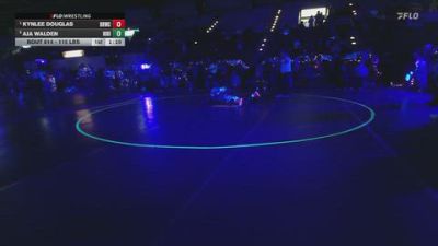 115 lbs Champ. Round 1 - Kynlee Douglas, Bear River Wrestling Club vs Aja Walden, Hillcrest High