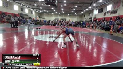 102 lbs Semifinal - Micah Donahue, No Nonsense Wrestling vs Cohen Kiecker, New Ulm Area