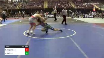 116 lbs Consi Of 8 #2 - Clayton Mcguire, Alaska Avalanche vs Jacob Bell, Fontana