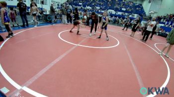 67 lbs Semifinal - Gage McElfresh, Noble Takedown Club vs Crew Vandersee, Weatherford Youth Wrestling