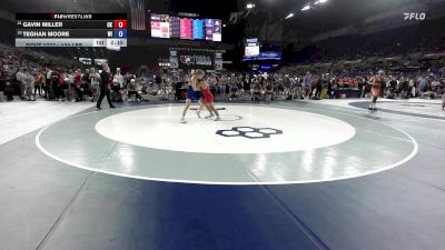 120 lbs Cons. Rd Of 32 - Gavin Miller, OK vs Teghan Moore, WI