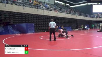 285 lbs 7th Place - Robert MacDowell, Honesdale vs Trevor Waddington, Pennsville