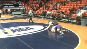 3A 175 lbs Champ. Round 1 - Brody Sendele, Rockton (Hononegah) vs Kayden Roach, Bradley (B.-Bourbonnais)