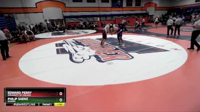 285 lbs Champ. Round 2 - Philip Saenz, Ozarks vs Edward Perry, University Of Chicago