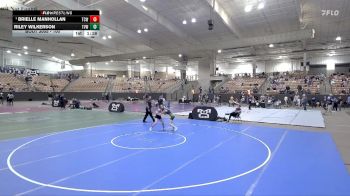 100 lbs Quarterfinal - Brielle Manhollan, Team Clarksville Wrestling vs Riley Wilkerson, Tennessee Valley Wrestling