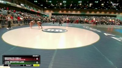 111-118 lbs Round 1 - Brooklyn Imelli, Spanish Springs Wrestling Club vs Cate Brunton-Lain, USA GOLD